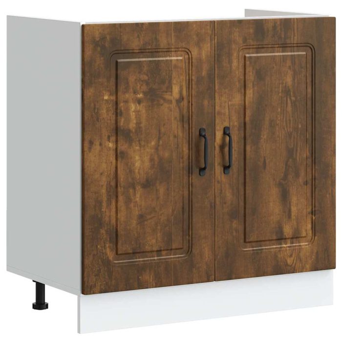 Novaro Konyhaszekrény Kalmar Füstölt tölgy 80 x 46 x 81,5 cm - Image 4