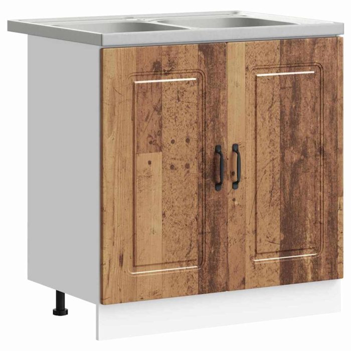 Novaro Konyhaszekrény Kalmar Öreg fa 80 x 46 x 81,5 cm Szerelt Fa - Image 2