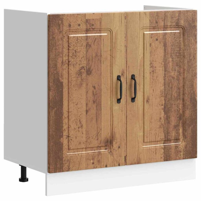 Novaro Konyhaszekrény Kalmar Öreg fa 80 x 46 x 81,5 cm Szerelt Fa - Image 4