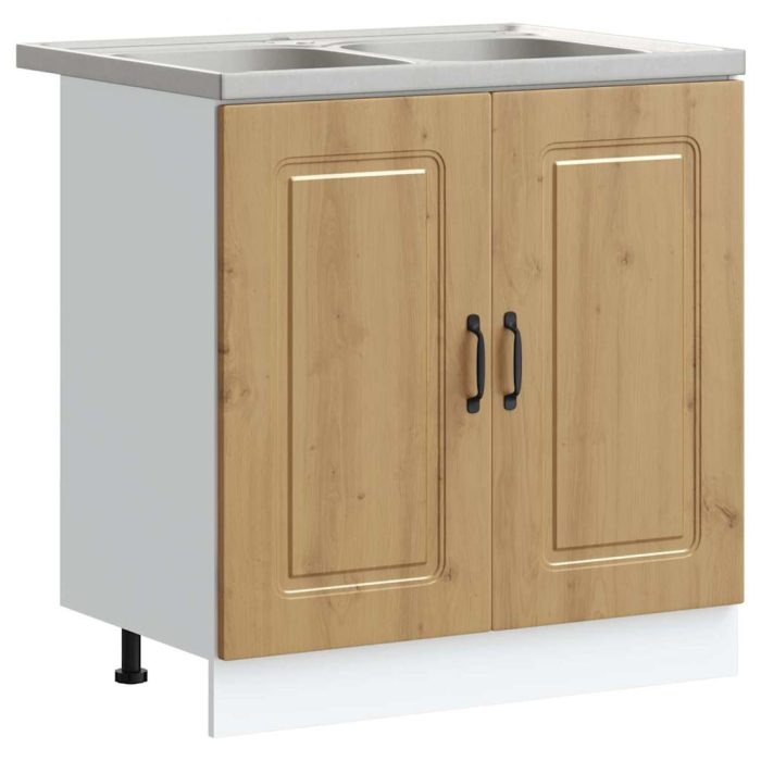 Novaro Konyhaszekrény Kalmar Artisan tölgy 80 x 46 x 81,5 cm - Image 2