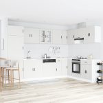 Novaro Mosogatószekrény Porto 2 db Fehér 80 x 46 x 81,5 cm Szerelt Fa