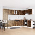 Novaro Mosogatószekrény Porto 2 db Barna 80 x 46 x 81,5 cm Szerelt Fa