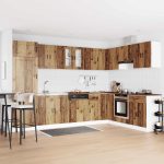Novaro Mosogatószekrény Porto 2 db Barna 80 x 46 x 81,5 cm Szerelt Fa