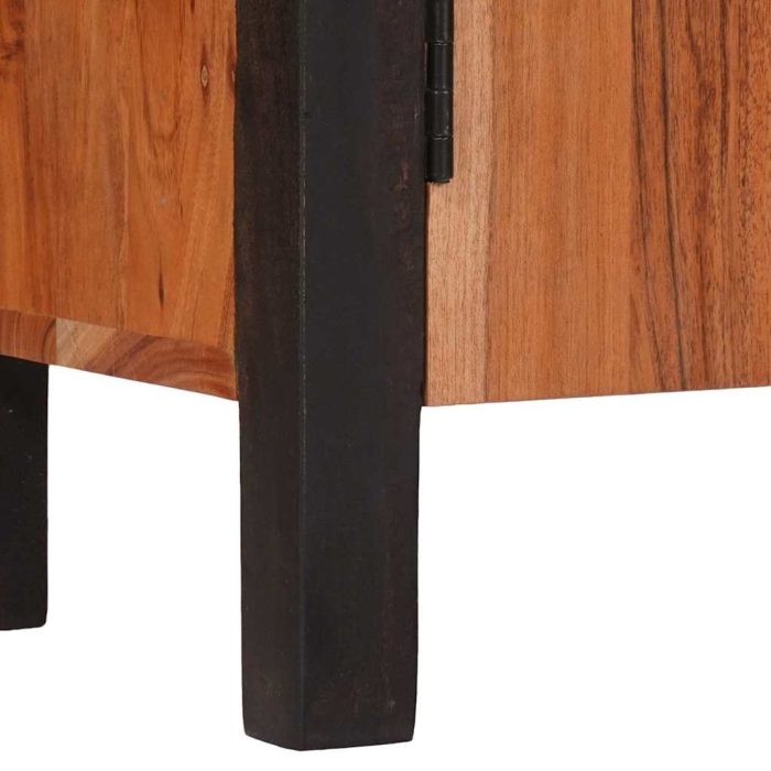 Novaro Széf 3 db Barna 55 x 30 x 75 cm Tömör Akácfa - Image 10