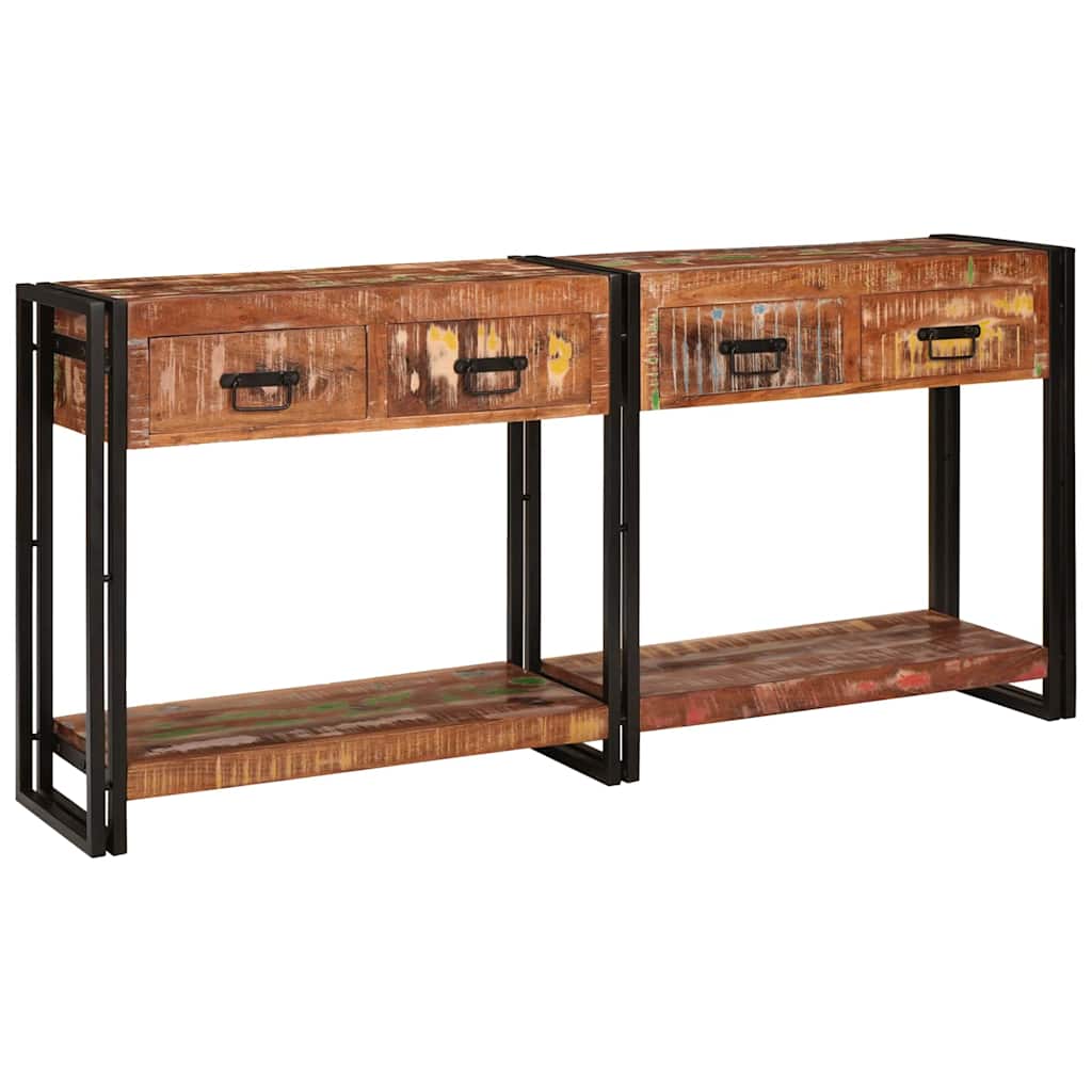 Novaro Konzolasztalok 2 db Sokszínű 161 x 33 x 75 cm