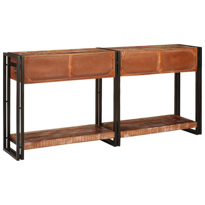 Novaro Konzolasztalok 2 db Sokszínű 161 x 33 x 75 cm - Image 6