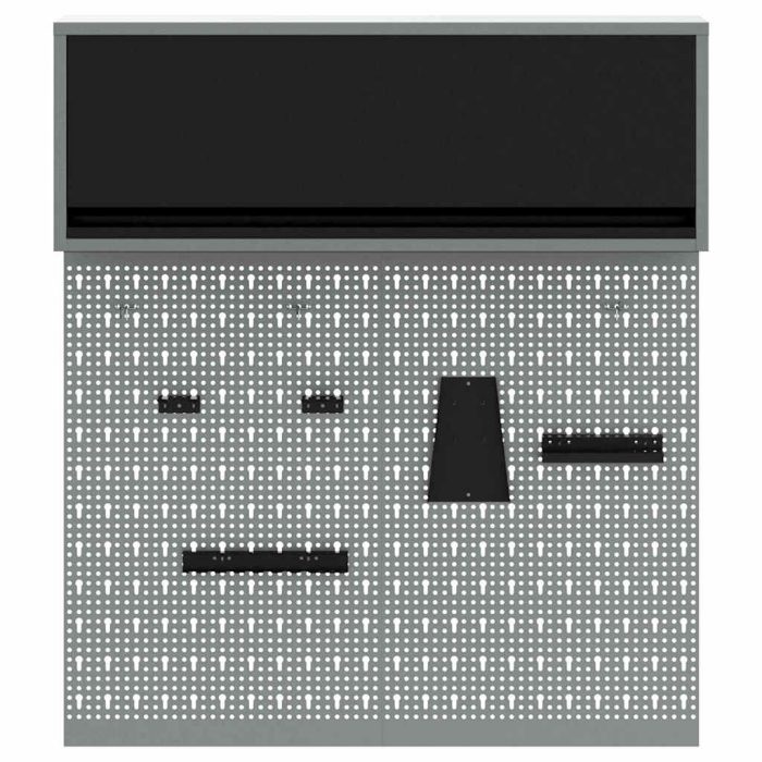 Novaro Szerszámos szekrény készlet polcokkal 3 db Fekete Porszórt acél - Image 7