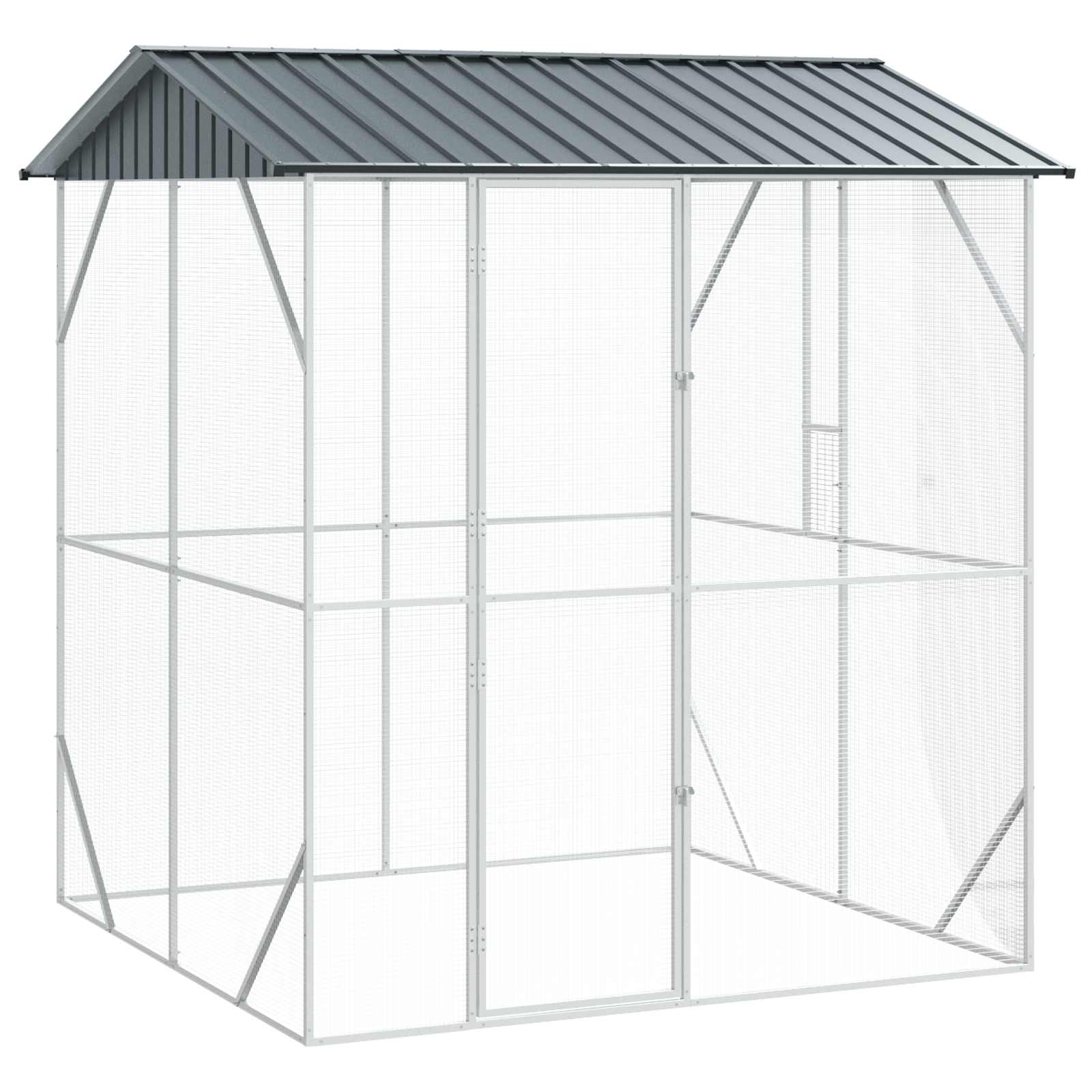 Novaro Madár kalitka Antracitszürke 215 x 208 x 247 cm