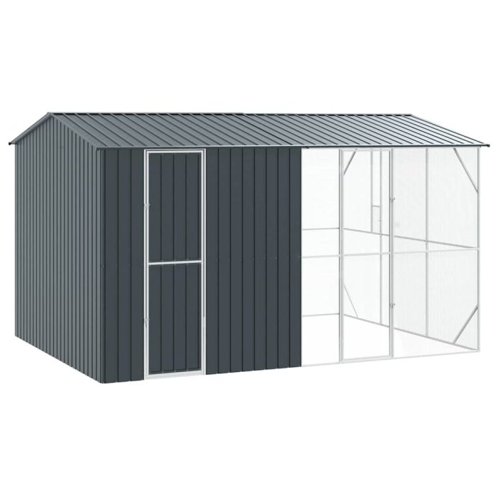 Novaro Madár kalitka Antracit 430 x 310 x 247 cm Horganyzott acél - Image 2