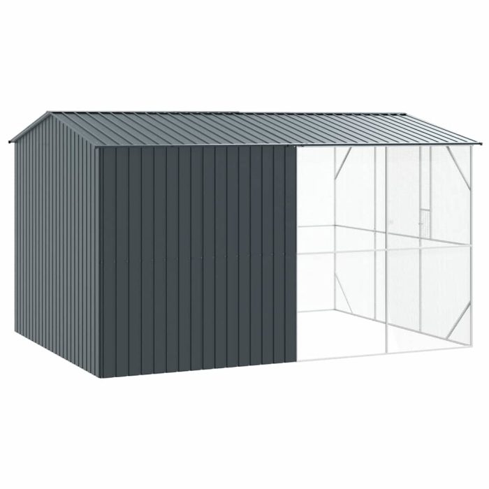 Novaro Madár kalitka Antracit 430 x 310 x 247 cm Horganyzott acél - Image 5