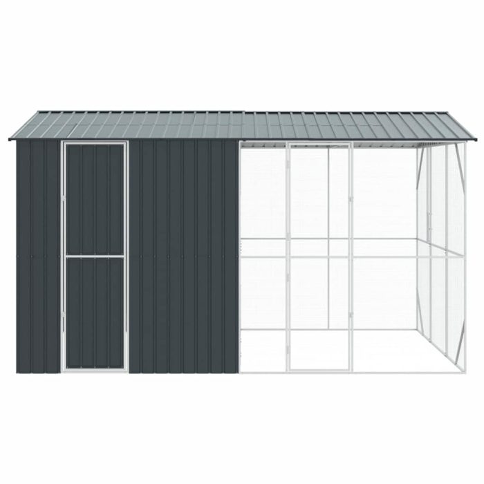 Novaro Madár kalitka Antracit 430 x 310 x 247 cm Horganyzott acél - Image 6