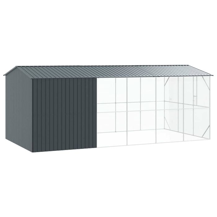Novaro Madár kalitka Antracit 645 x 310 x 247 cm Horganyzott acél - Image 5