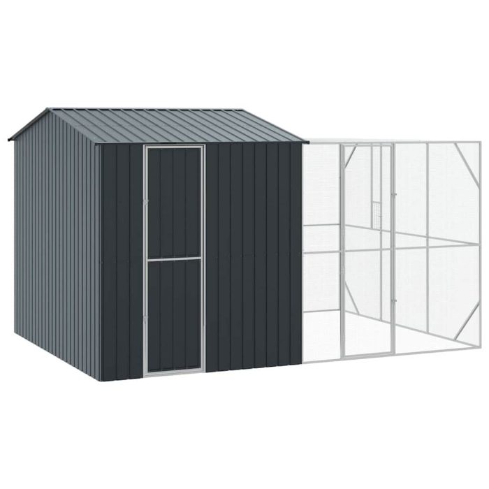 Novaro Madár kalitka Antracit 425 x 304 x 247 cm Horganyzott acél - Image 2