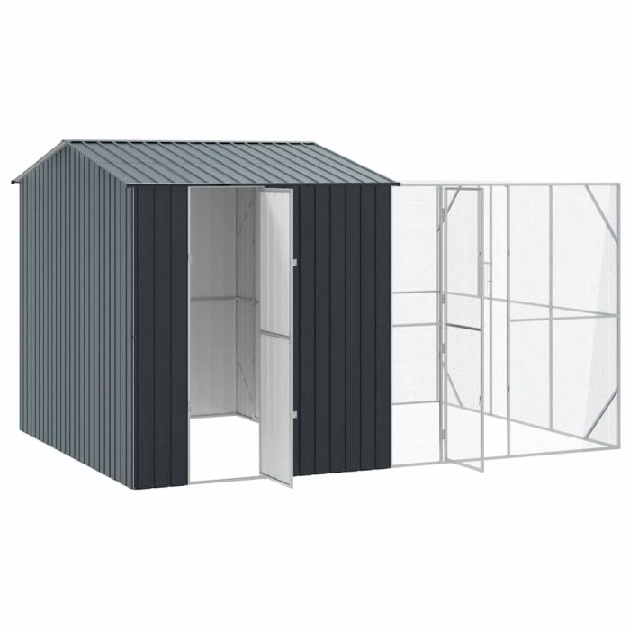 Novaro Madár kalitka Antracit 425 x 304 x 247 cm Horganyzott acél - Image 4