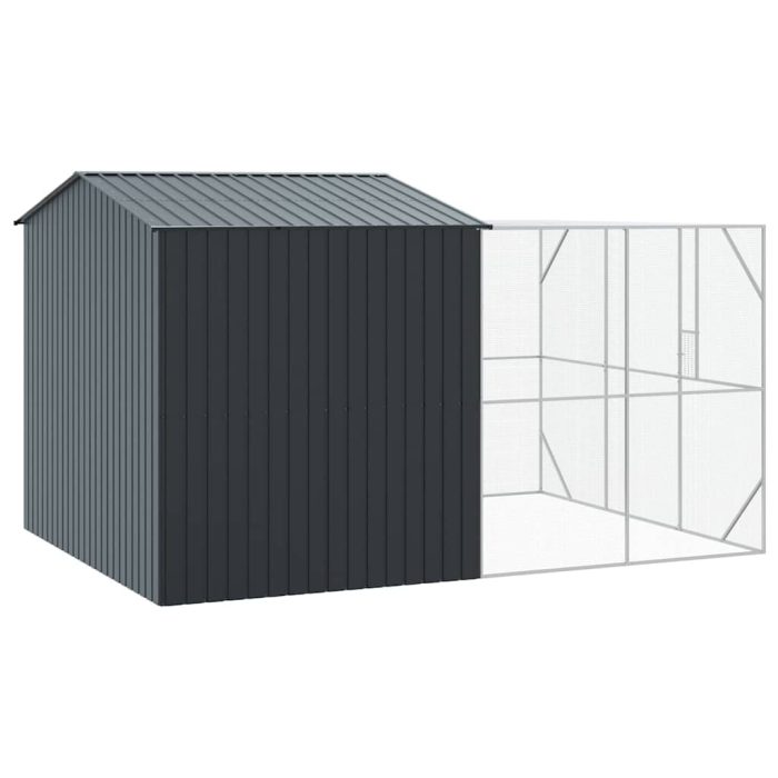 Novaro Madár kalitka Antracit 425 x 304 x 247 cm Horganyzott acél - Image 5