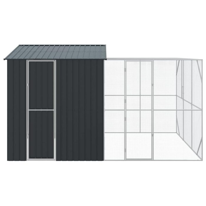 Novaro Madár kalitka Antracit 425 x 304 x 247 cm Horganyzott acél - Image 6