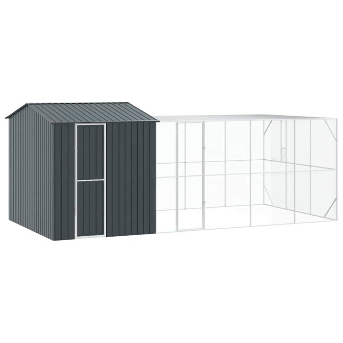 Novaro Madár kalitka Antracit 635 x 304 x 247 cm Horganyzott acél - Image 2