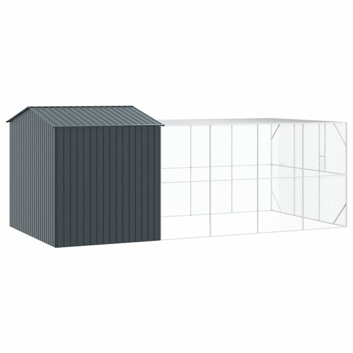 Novaro Madár kalitka Antracit 635 x 304 x 247 cm Horganyzott acél - Image 5