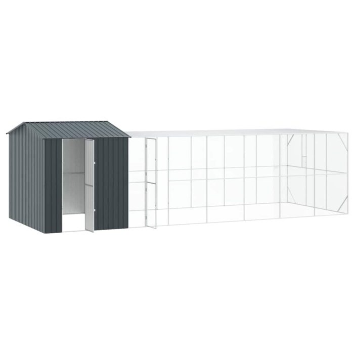 Novaro Madár kalitka Antracit 845 x 304 x 247 cm Horganyzott acél - Image 4