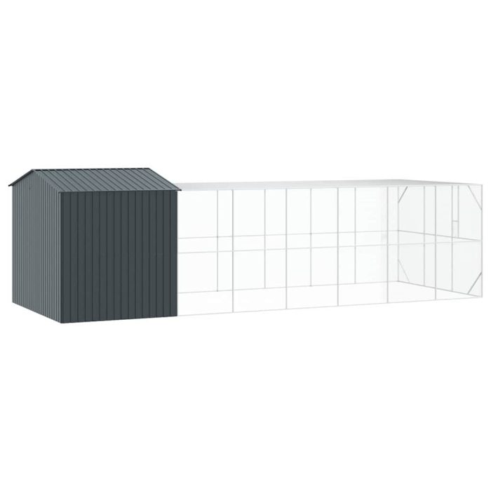 Novaro Madár kalitka Antracit 845 x 304 x 247 cm Horganyzott acél - Image 5