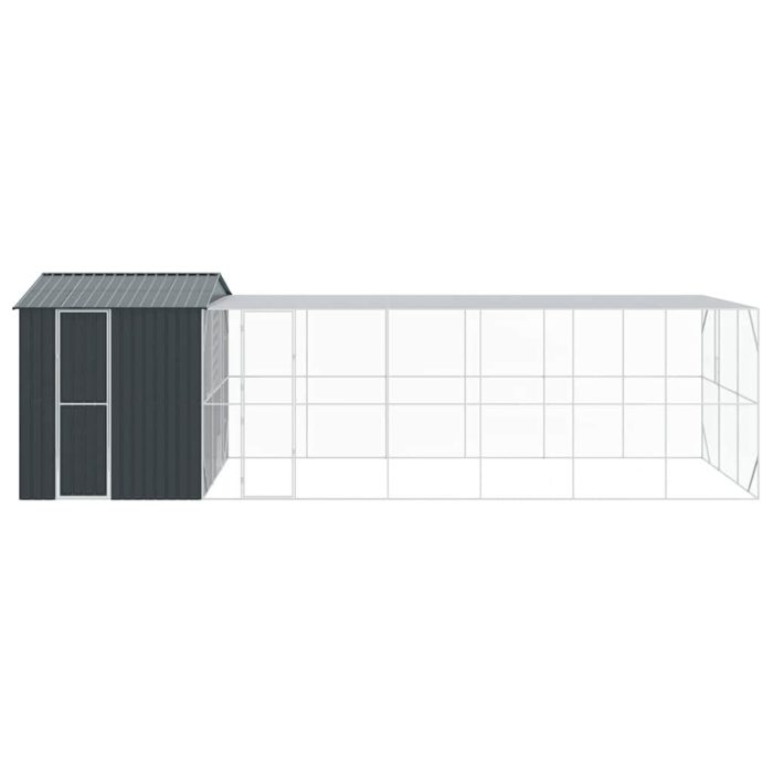 Novaro Madár kalitka Antracit 845 x 304 x 247 cm Horganyzott acél - Image 6