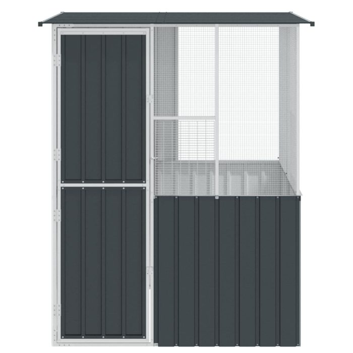 Novaro Madár kalitka Antracit 165 x 165 x 200 cm Horganyzott acél - Image 4
