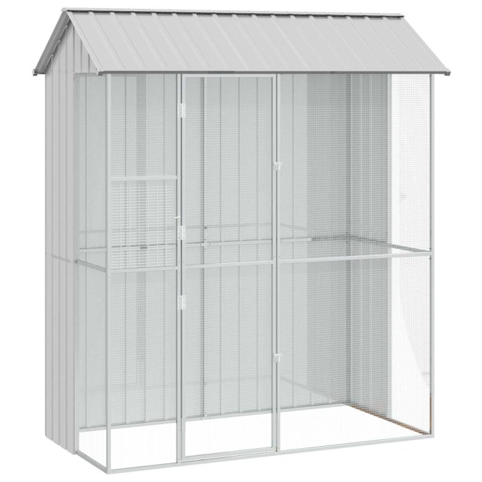 Novaro Madár kalitka Szürke 215 x 110 x 247 cm Horganyzott acél - Image 2