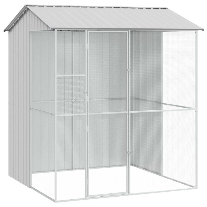 Novaro Madár kalitka Szürke 215 x 210 x 247 cm Horganyzott acél - Image 2