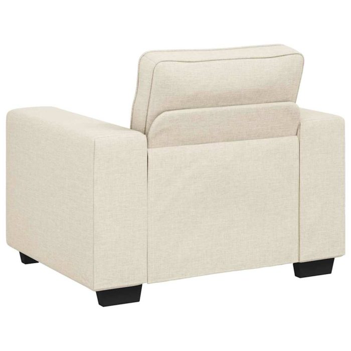 Novaro Kanapé 3 db Bézs Lábbal kevert anyag - Image 6