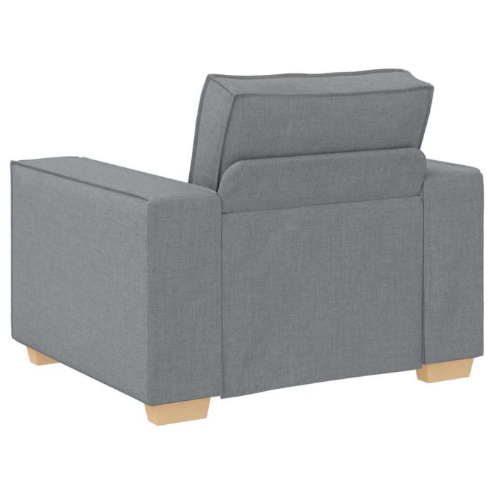 Novaro Kanapé 3 db Világosszürke Lábbal kevert anyag - Image 7