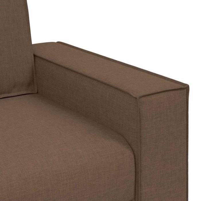 Novaro Kanapé 3 db Barna Lábbal kevert anyag - Image 10