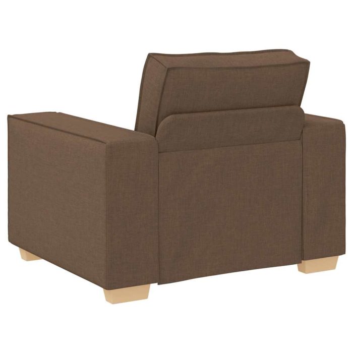 Novaro Kanapé 3 db Barna Lábbal kevert anyag - Image 7