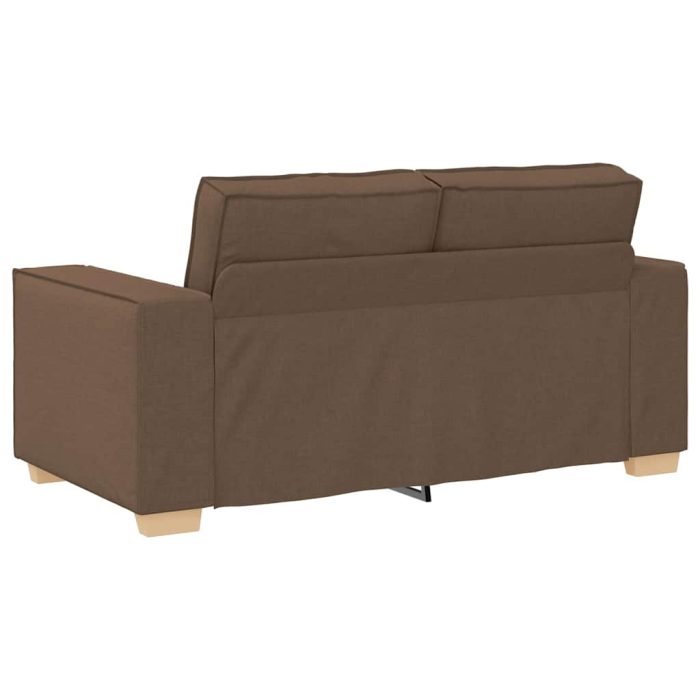 Novaro Kanapé 3 db Barna Lábbal kevert anyag - Image 8