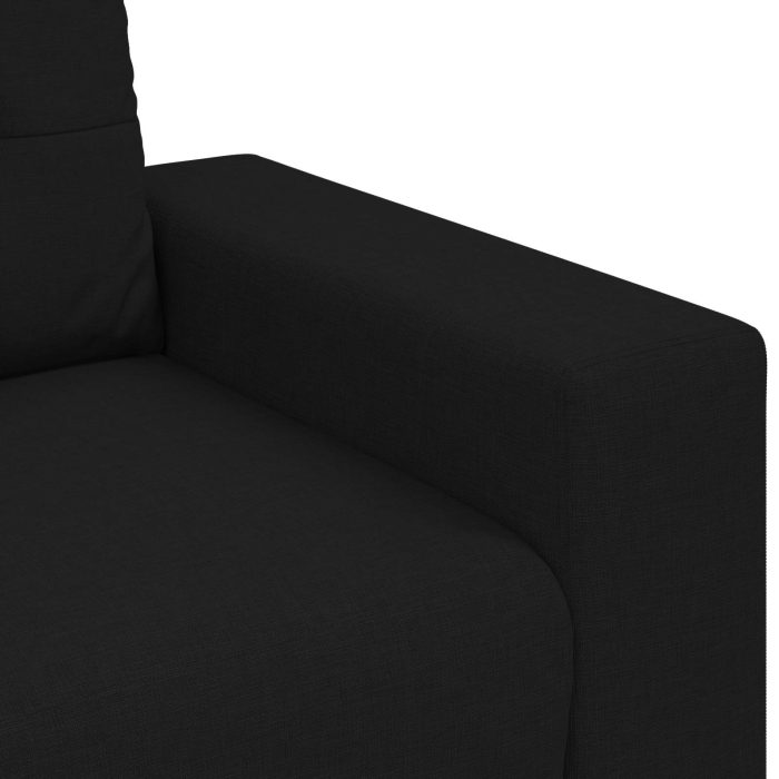 Novaro Kanapé 3 db Fekete Lábbal kevert anyag - Image 10