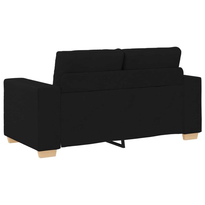 Novaro Kanapé 3 db Fekete Lábbal kevert anyag - Image 8