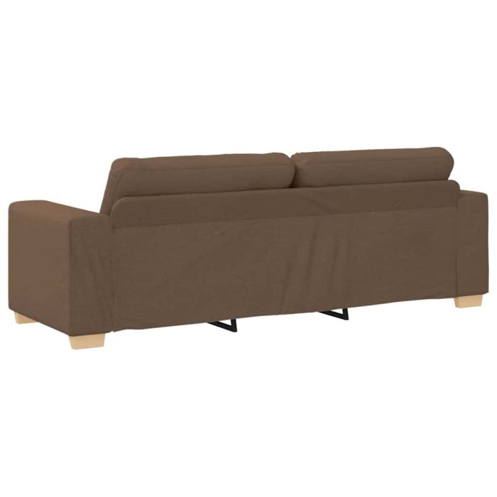 Novaro Kanapé 3 db Barna Lábbal kevert anyag - Image 7