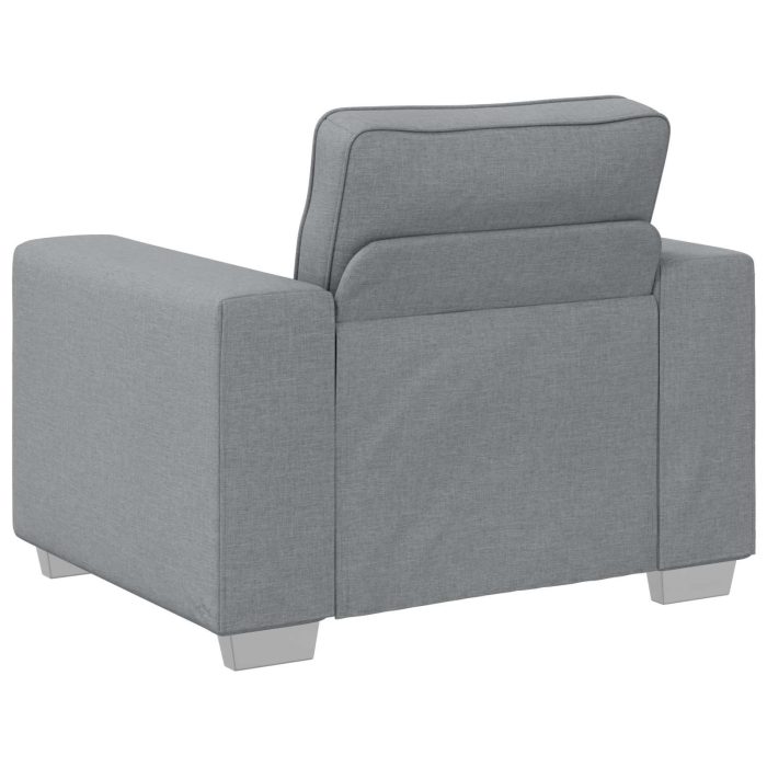 Novaro Kanapé 3 db Világosszürke Lábbal kevert anyag - Image 7