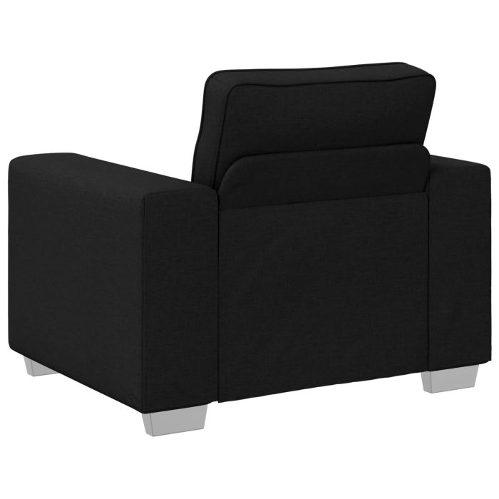 Novaro Kanapé 3 db Fekete Lábbal kevert anyag - Image 7