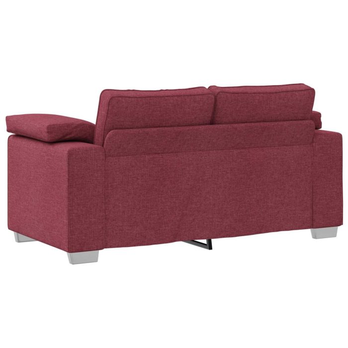 Novaro Kanapé 3 db Szélvörös Lábbal kevert anyag - Image 8