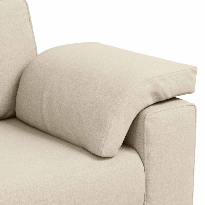 Novaro Kanapé 2 db Bézs Lábbal kevert anyag - Image 10