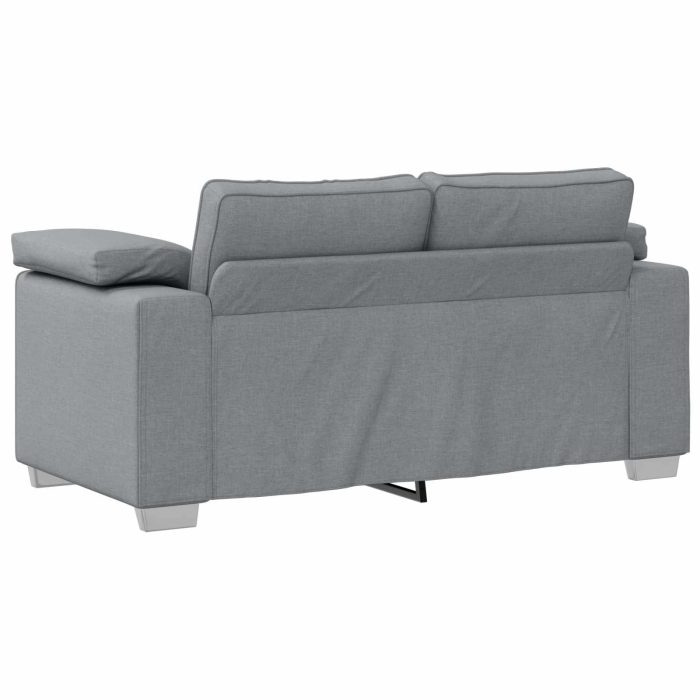Novaro Kanapé 2 db Világosszürke szövet - Image 6