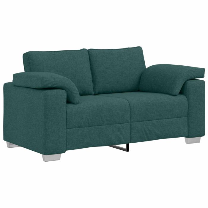 Novaro Kanapé 2 db Sötétzöld szövet - Image 4