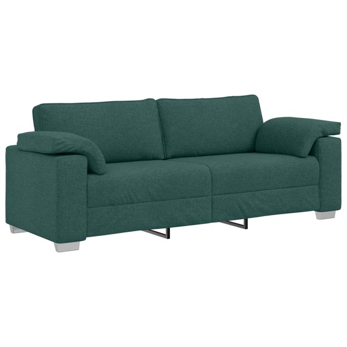 Novaro Kanapé 2 db Sötétzöld szövet - Image 5