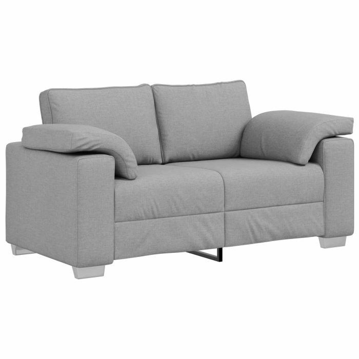Novaro Kanapé 2 db Felhőszürke szövet - Image 4