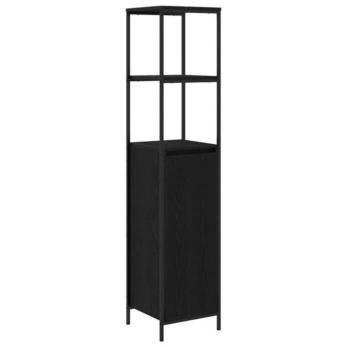Novaro Fürdőszoba bútor szett 3 db Fekete tölgy 90 x 34,5 x 60 cm - Image 7