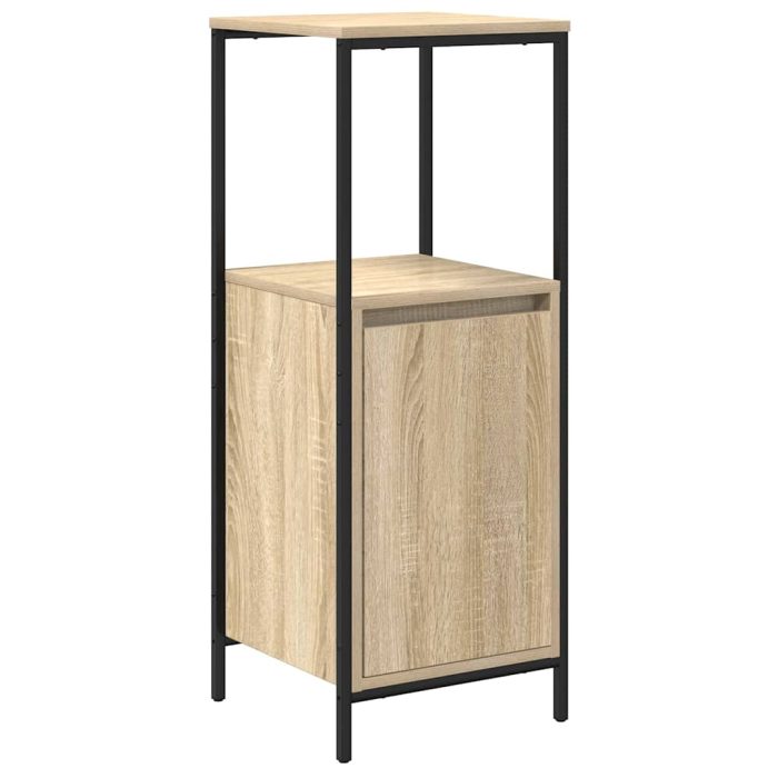 Novaro Fürdőszoba bútor szett 3 db Sonoma tölgy 90 x 34,5 x 60 cm - Image 5