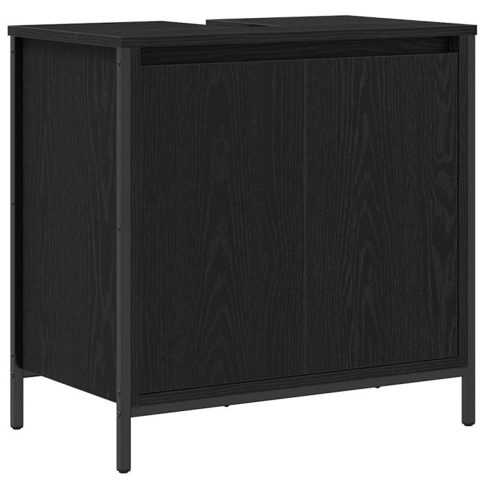 Novaro Fürdőszoba bútor szett 5 db Fekete tölgy 36 x 35 x 165 cm - Image 5