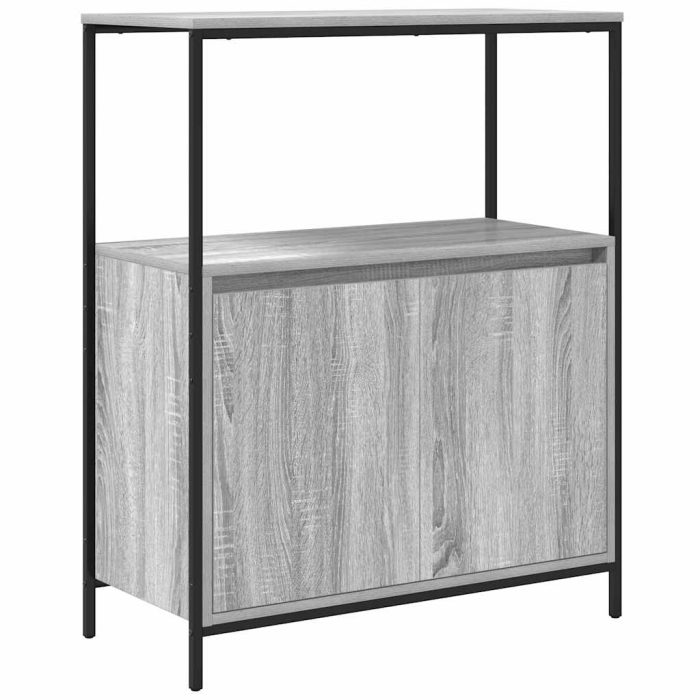 Novaro Fürdőszoba bútor szett 5 db Szürke Sonoma és Fekete - Image 9
