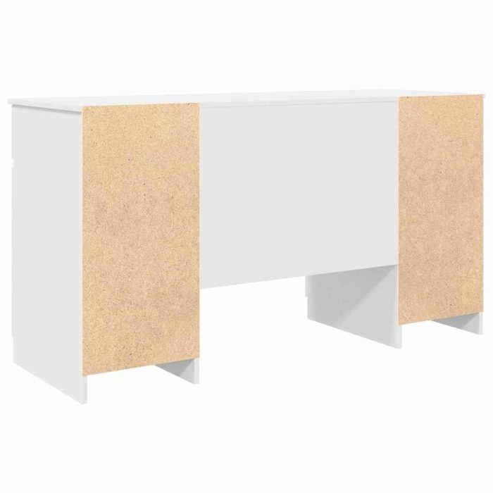 Novaro Asztal Fehér Szerelt fa 140 x 49 x 76 cm - Image 6