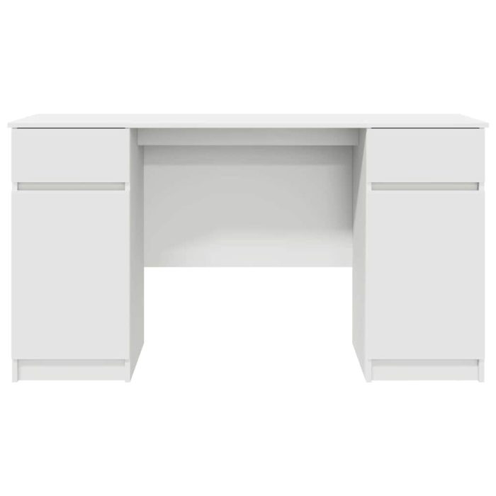 Novaro Asztal Fehér Szerelt fa 140 x 49 x 76 cm - Image 7
